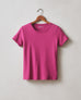 Women's Classic Cotton Crew Tee - Raspberry